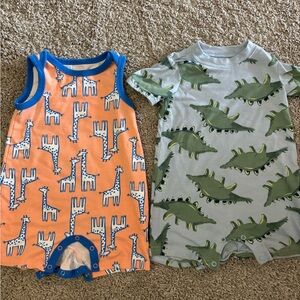 Cat & Jack AND Carters Boy onzies
